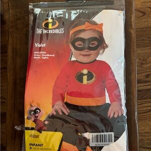 Disney Incredibles Violet Infant Costume - Red and Black
